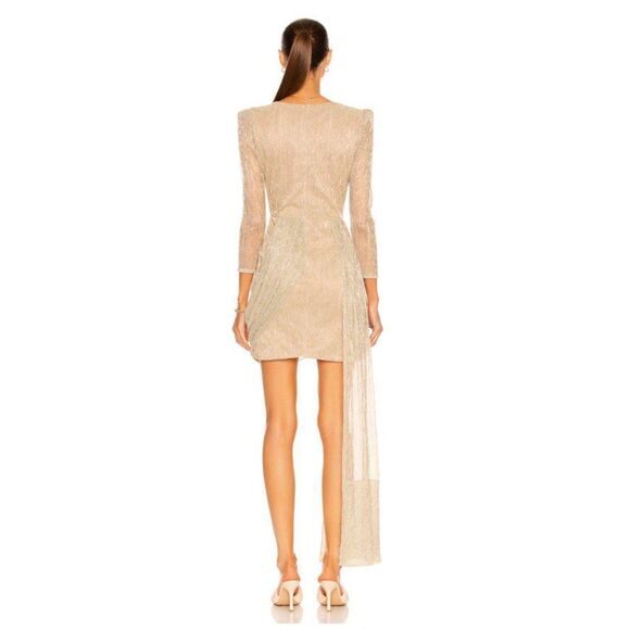 Patbo Lurex Draped Mini Dress - Worn Once! - Picture 2 of 11